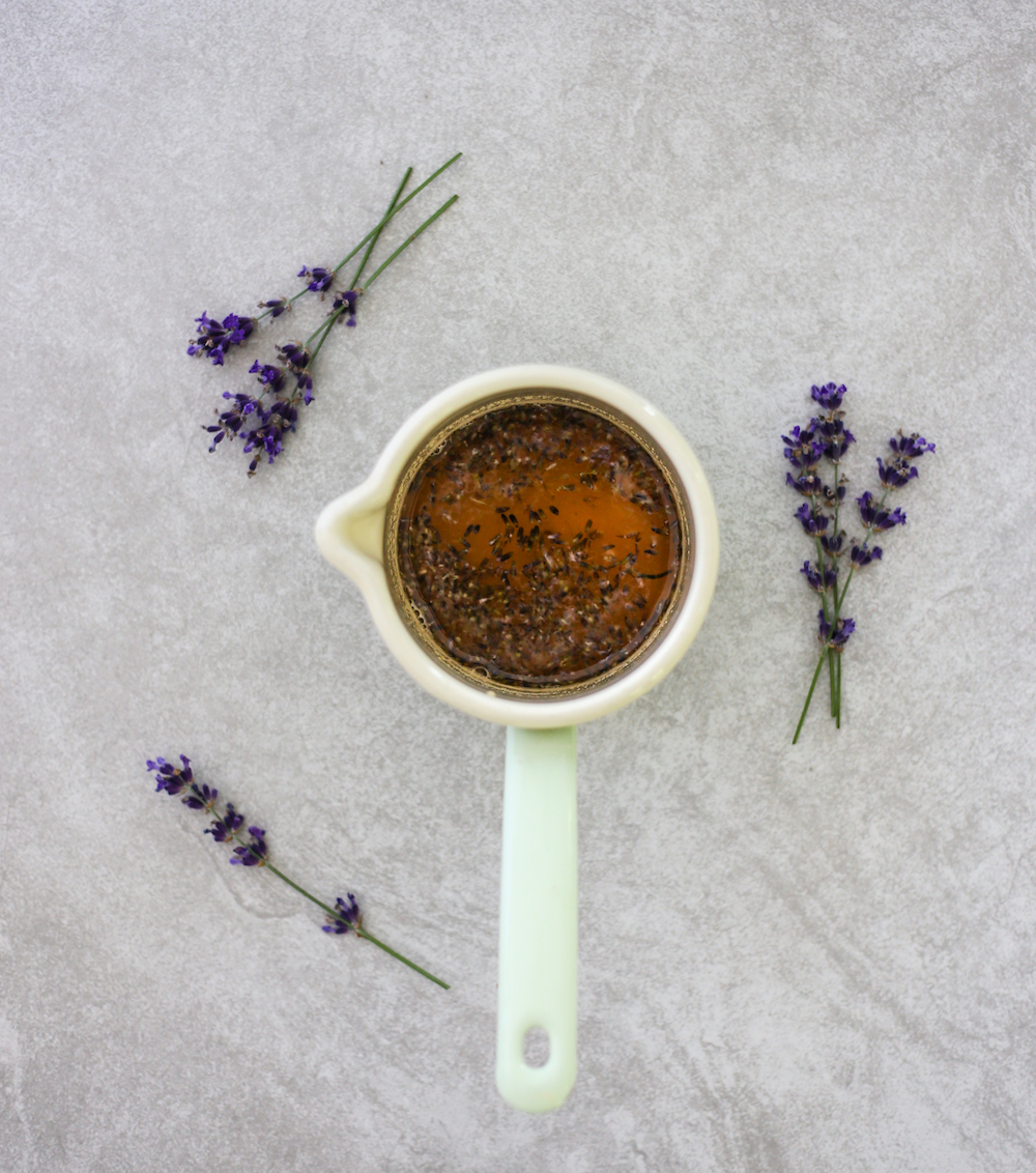 Lavender honey syrup