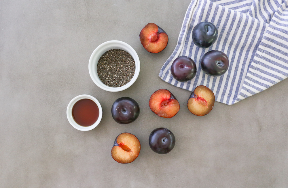 Ingredients for Plum Jam