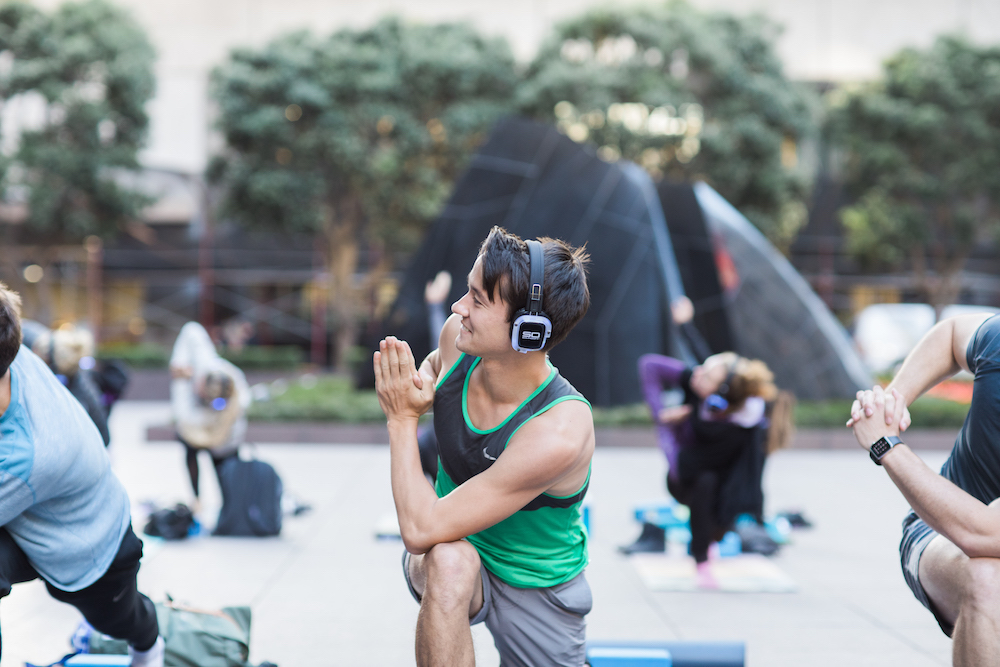 Silent Disco Yoga