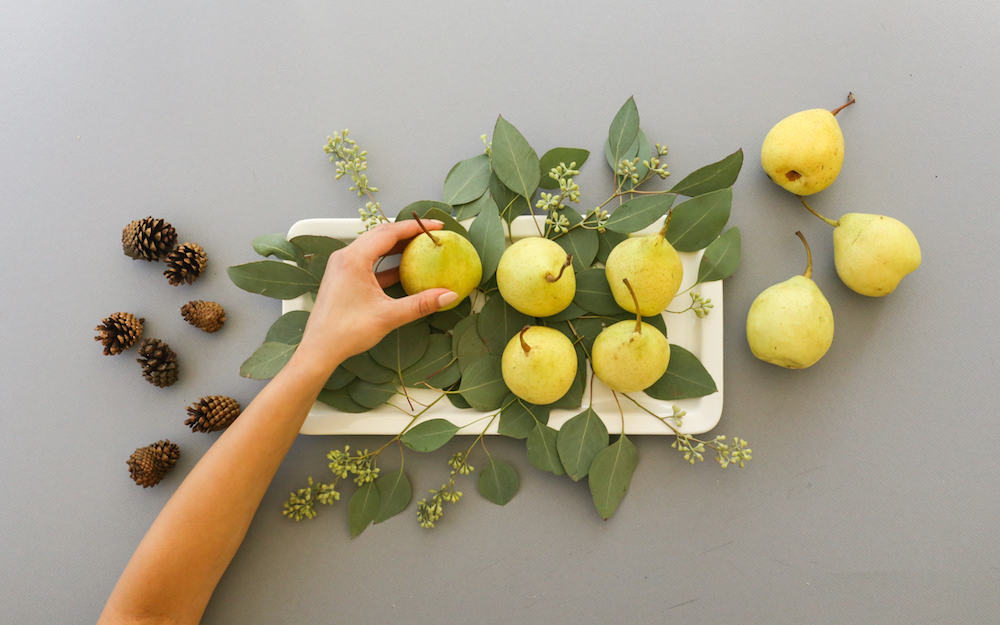 tools needed for pear centerpiece