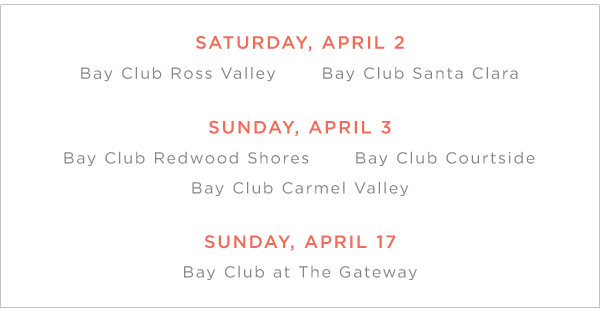 calendar The Bay Club Blog