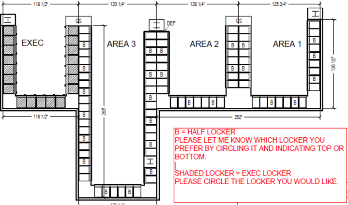 FiDi Women’s Locker Room Layout_DEC2017 | The Bay Club Blog