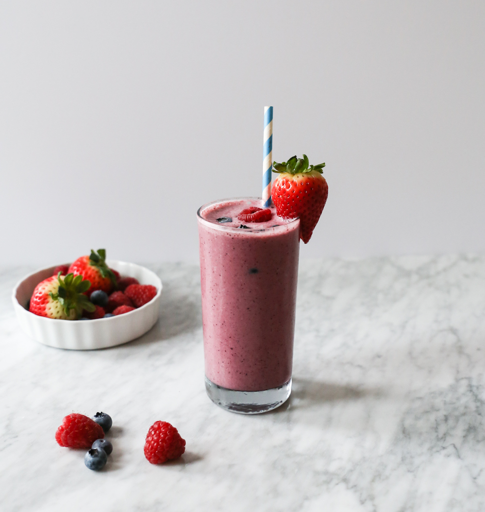 Meet Our New Greek Berry Smoothie