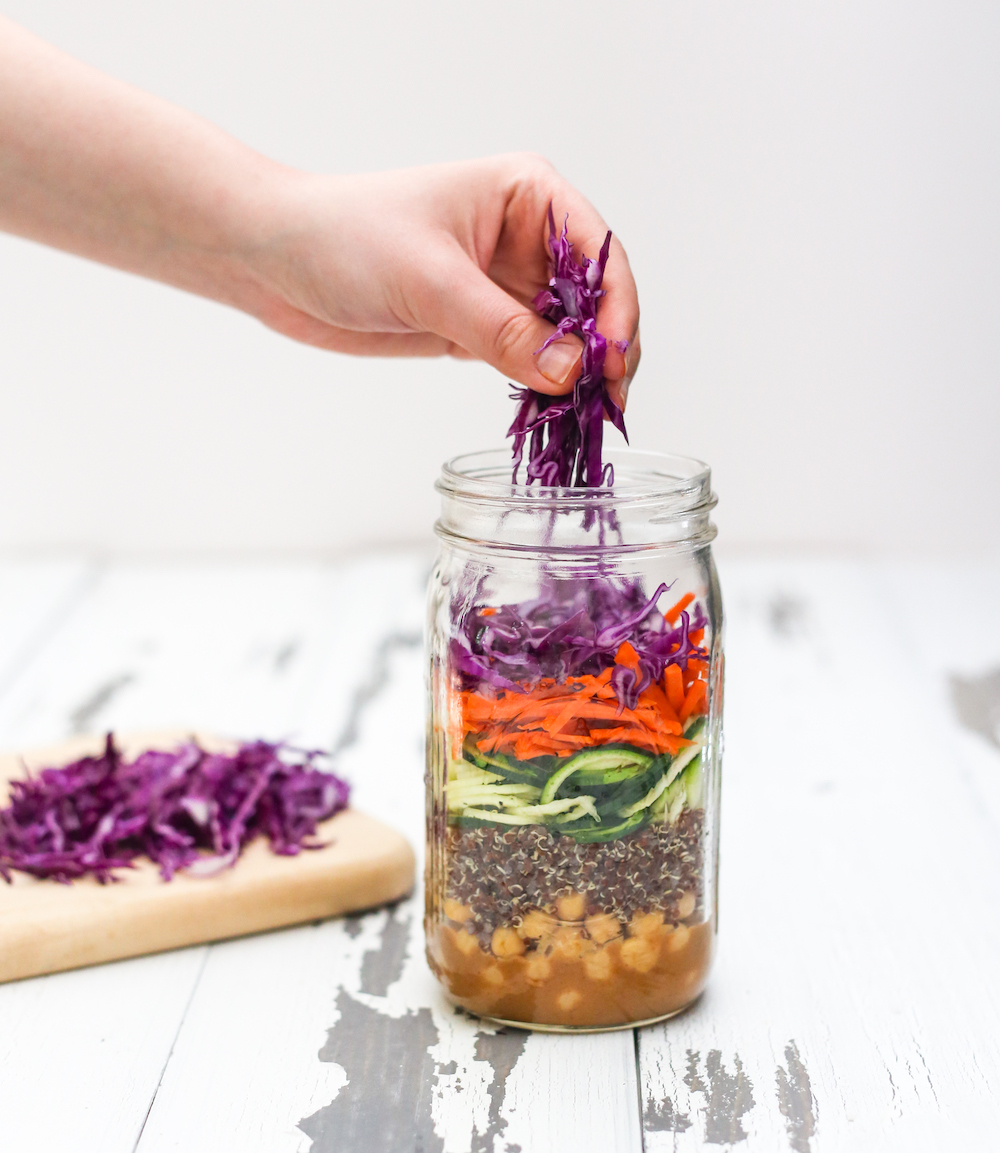 Shake It Up: Mason Jar Thai Salad