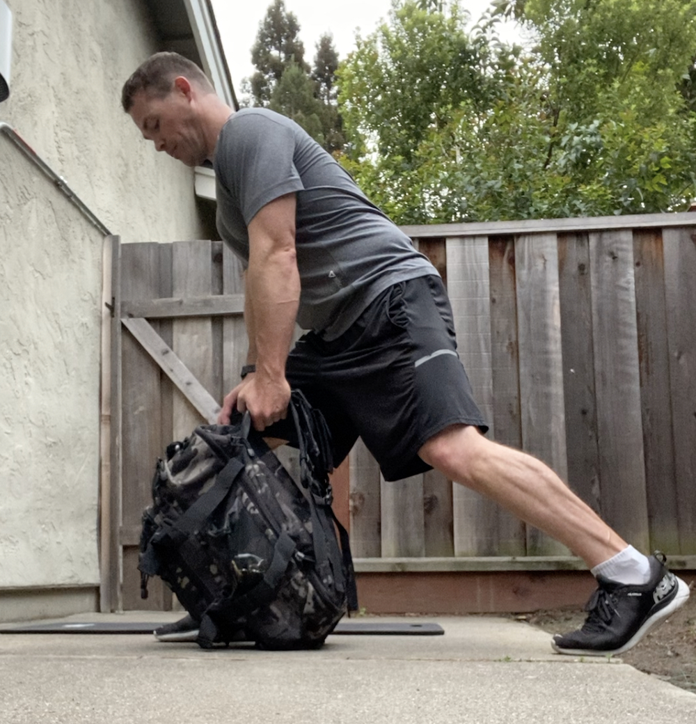 20-Minute Backpack Workout with Kevin