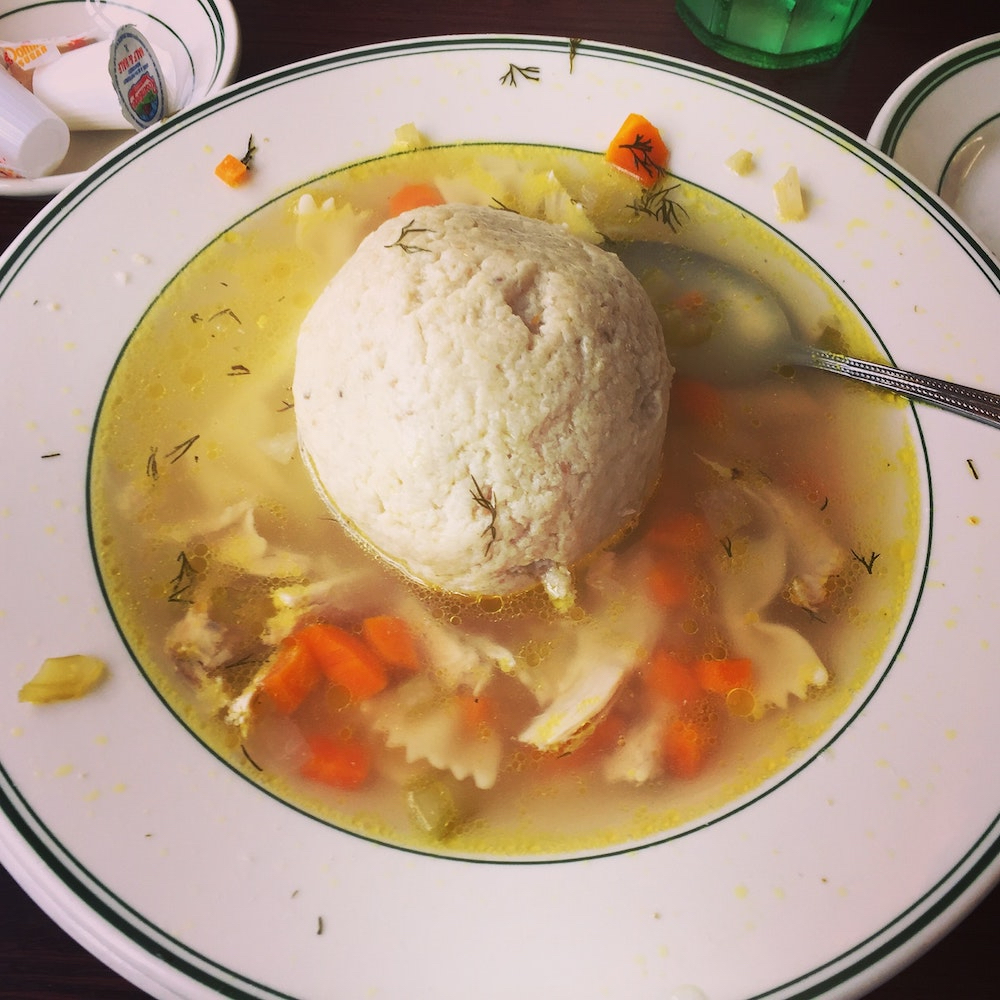 Soup Saturday: Matzo ball soup from Benji's Deli