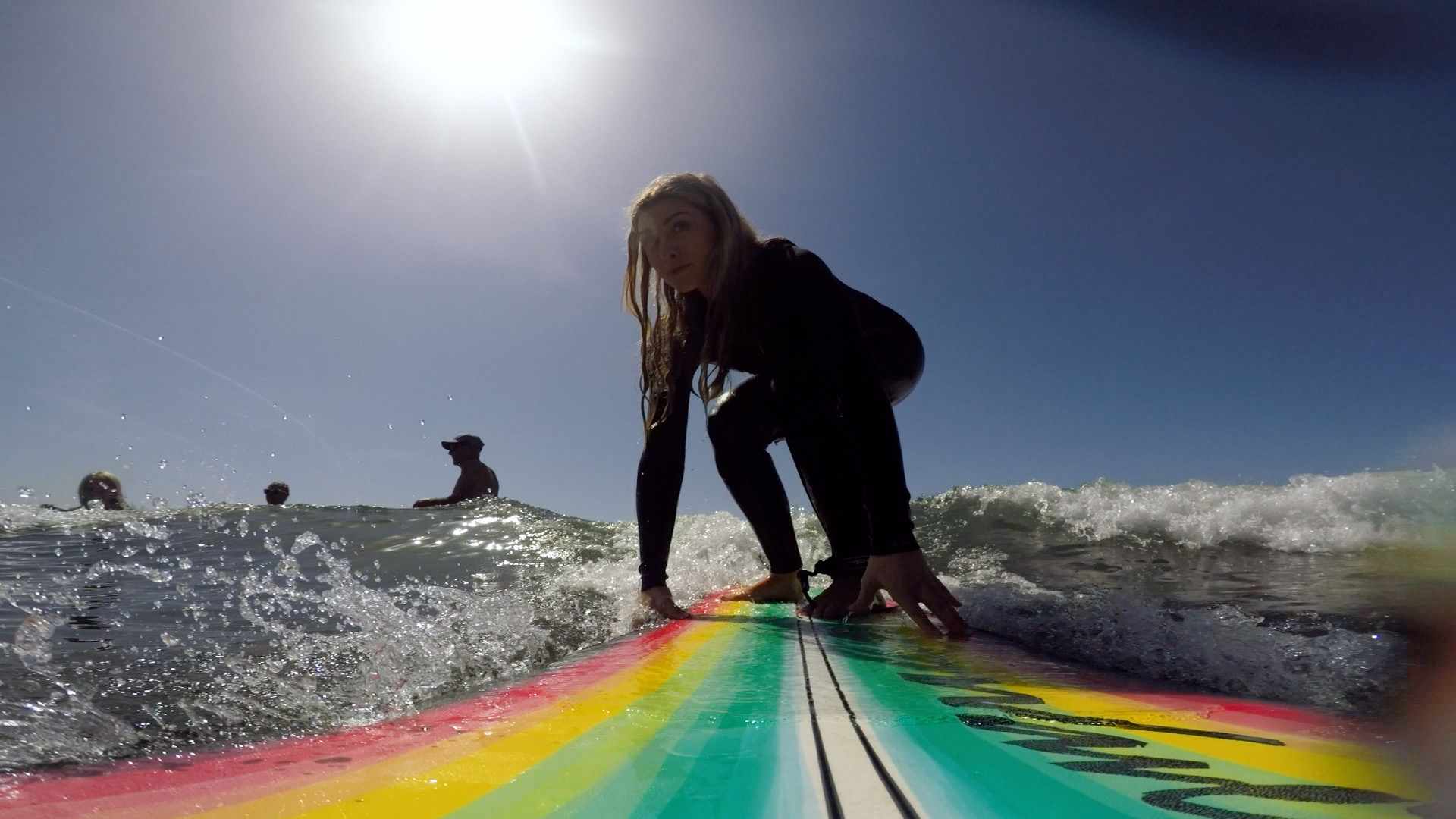 Marissa Tries Surfing