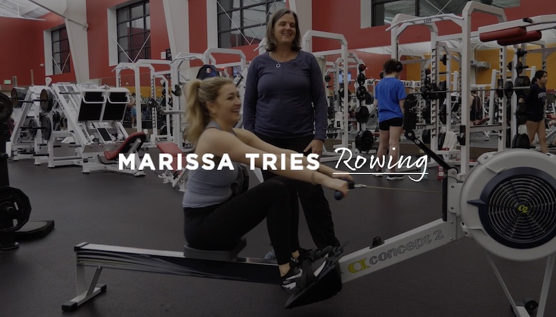 Marissa Tries Rowing